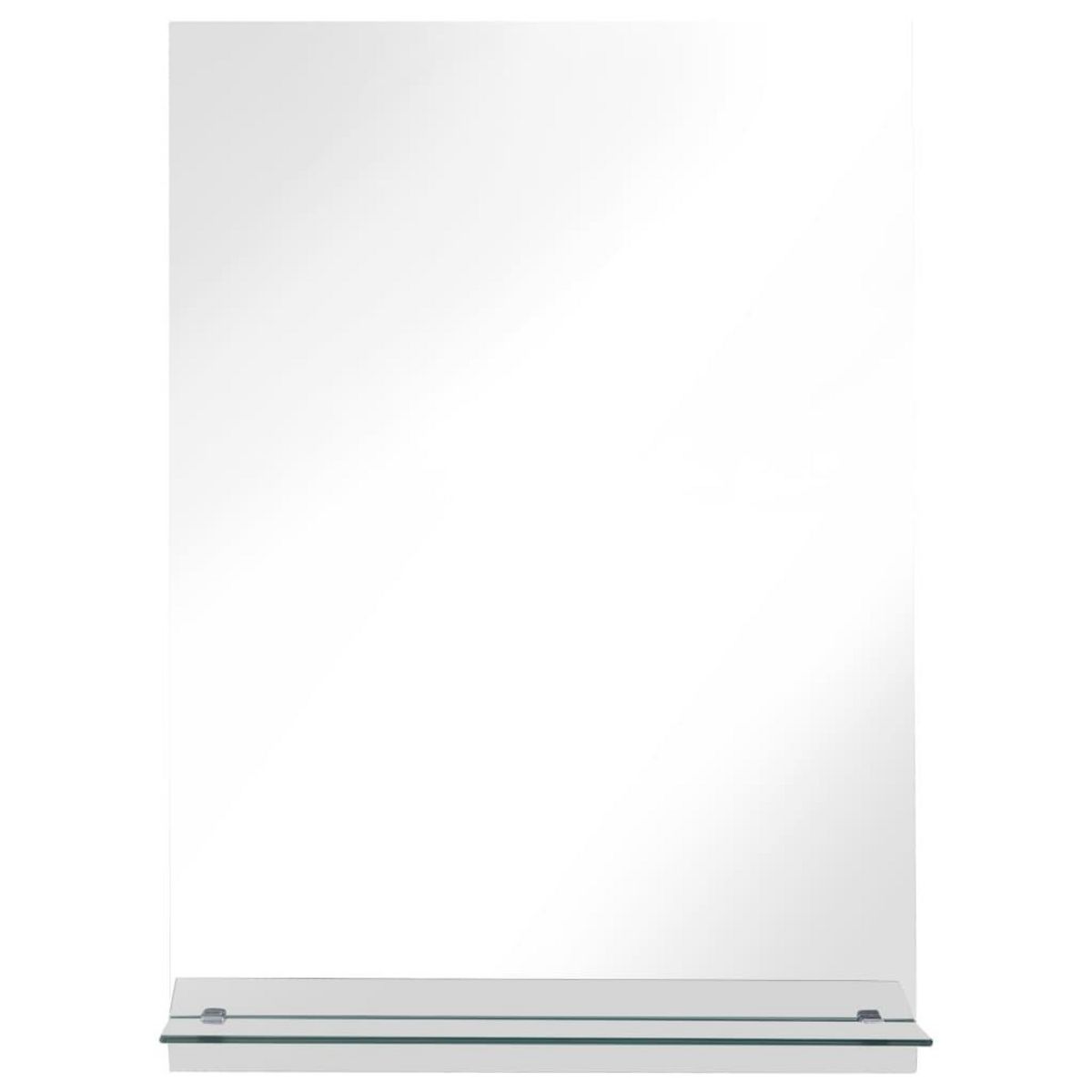 VIDAXL Miroir mural avec etagere 40x60 cm Verre trempe