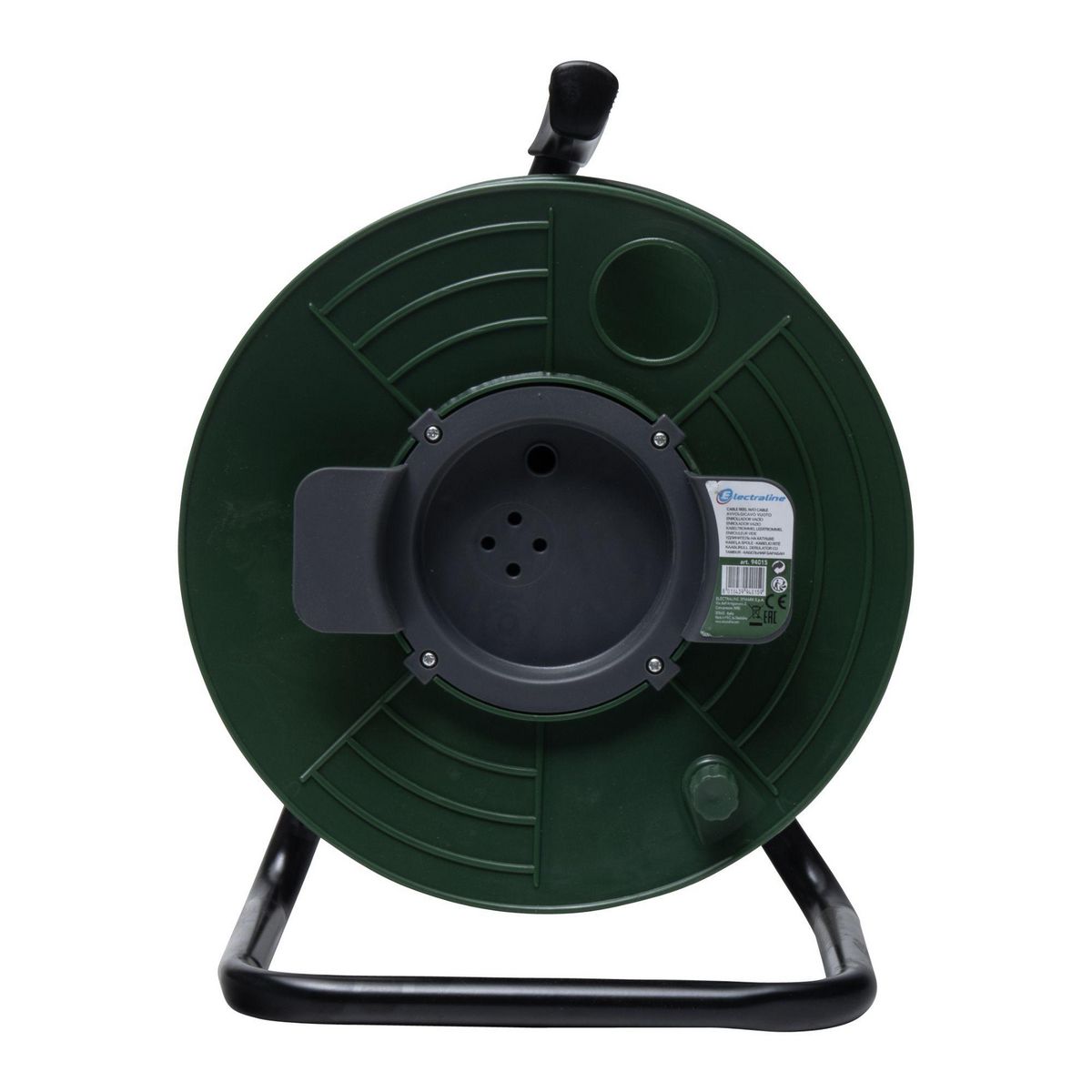 Electraline Enrouleur de cable vide socle métal