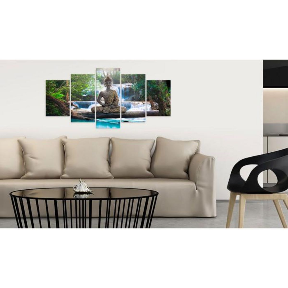Paris Prix Tableau Imprimé  Buddha & Waterfall