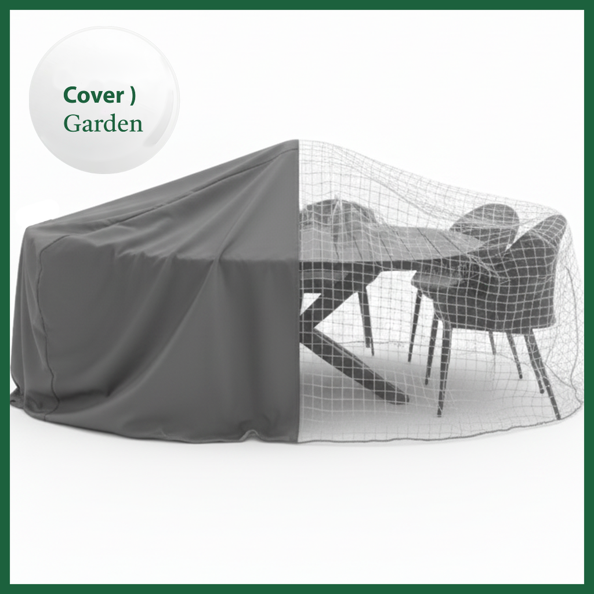 Voir la diapositive 4 : Jardiline Housse cover garden table ronde+ chaises