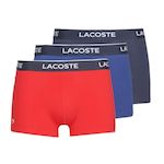 Lacoste X3 Boxers /Rouge Homme  acoste Court. Coloris disponibles : Bleu