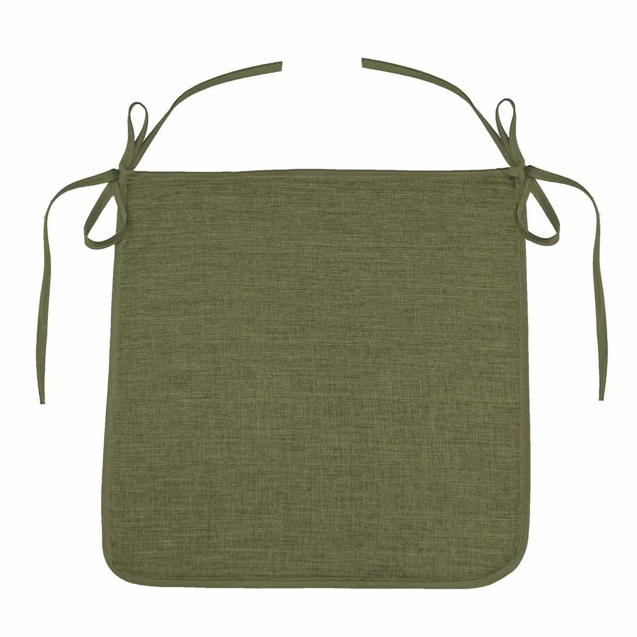 Douceur d'Intérieur Galette de Chaise  Newton  40x40cm Kaki