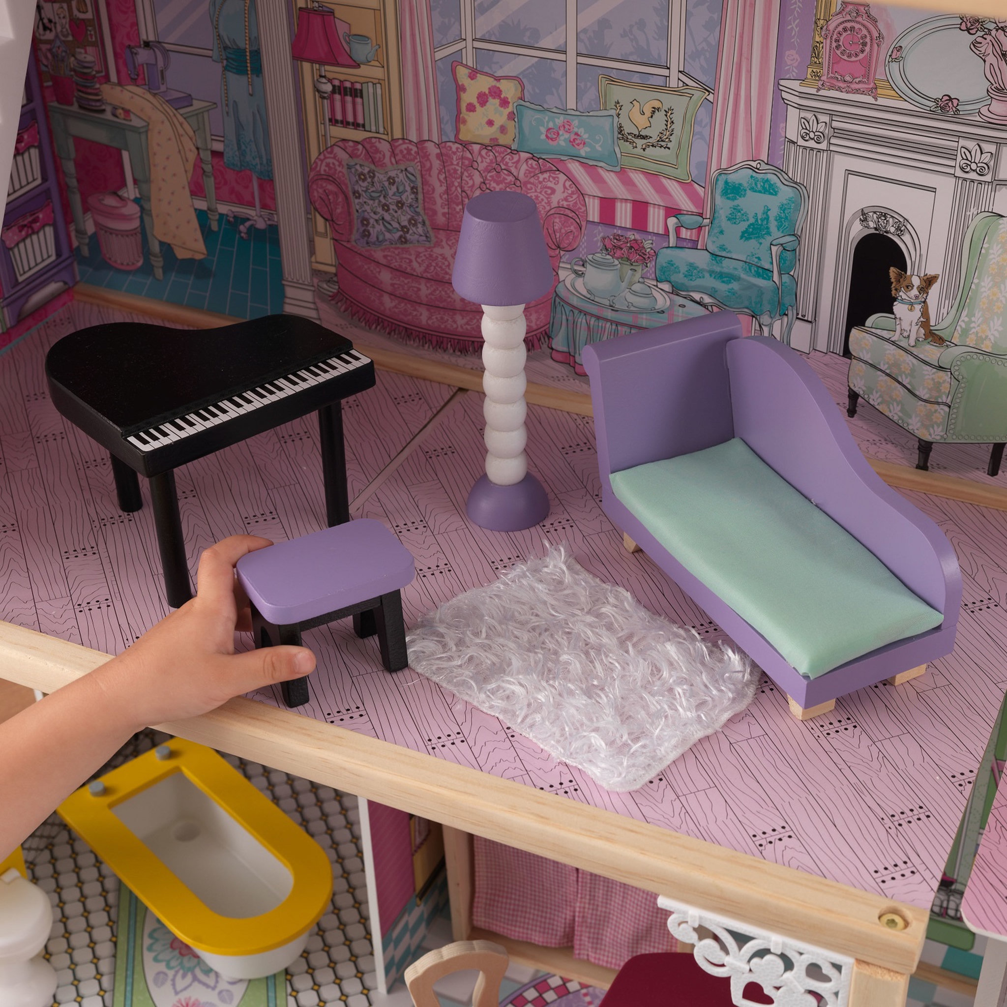Voir la diapositive 7 : Kidkraft Maison de poupée en bois Annabelle