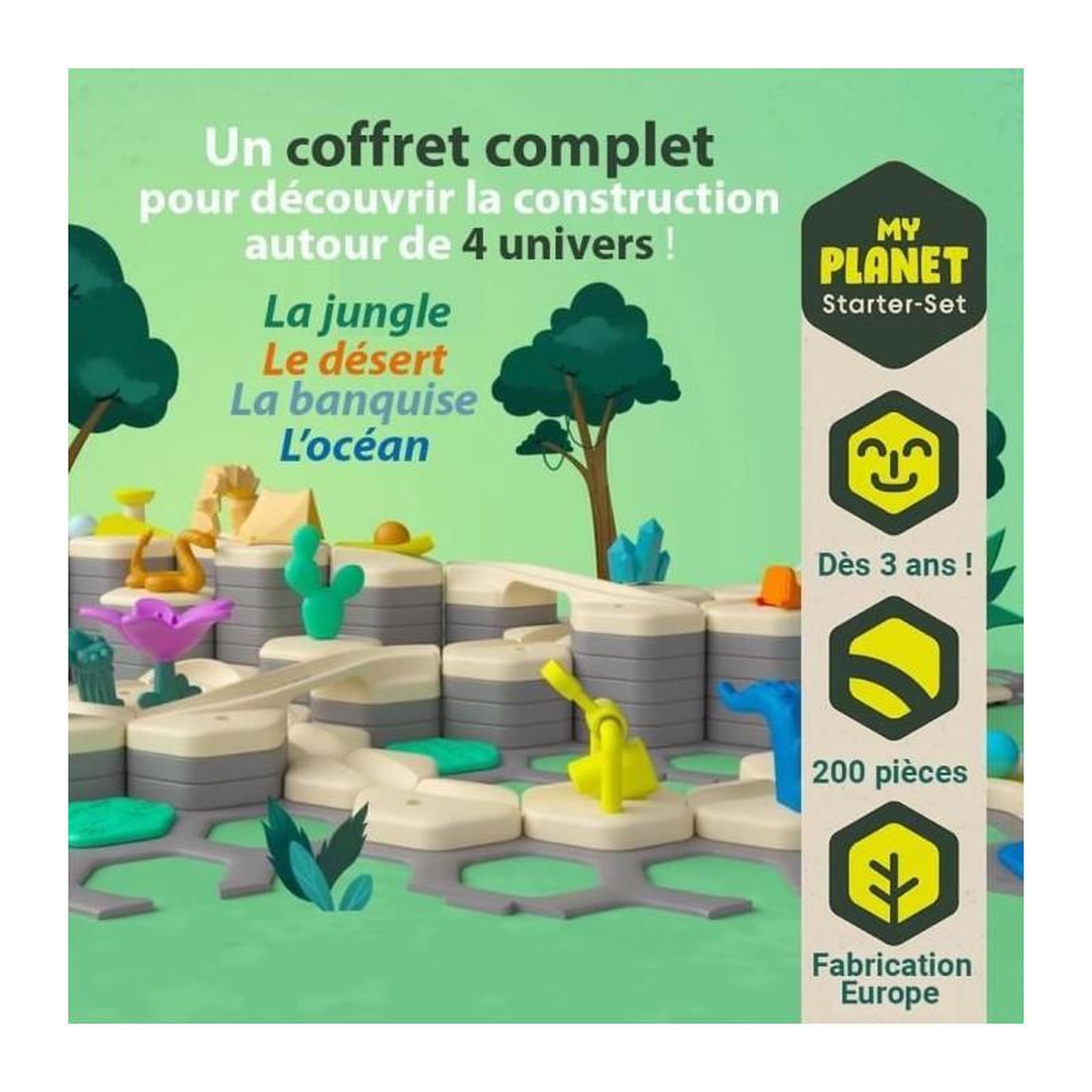 Voir la diapositive 3 : RAVENSBURGER Gravitrax Junior - Starter Set XXL My Planet 184 pieces - Circuit de billes - Jeu de construction créatif - Des 3 ans - Ravensb