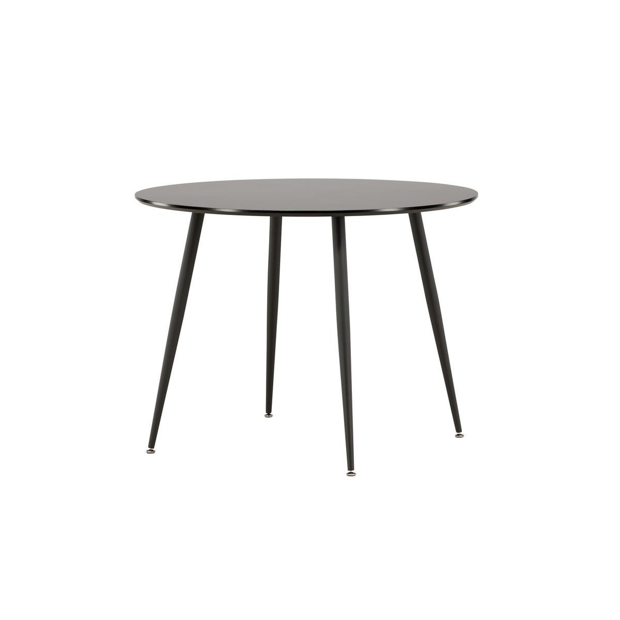 Voir la diapositive 2 : Paris Prix Table à manger ronde  plaza  100cm noir