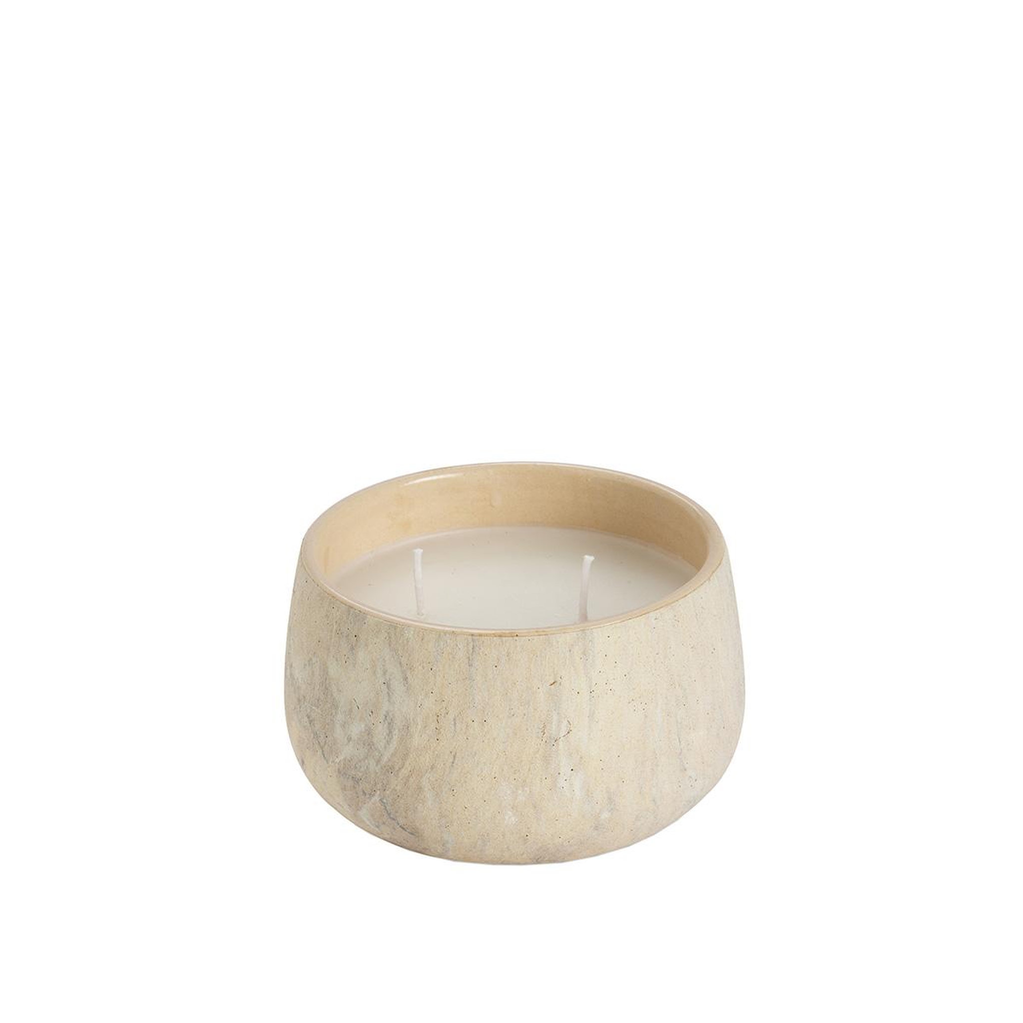 MAISON AUBERTIN Bougie - céramique beige - ester