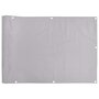 Voir la diapositive 2 : VIDAXL Ecran d'intimite de balcon gris 1000x75 cm PVC
