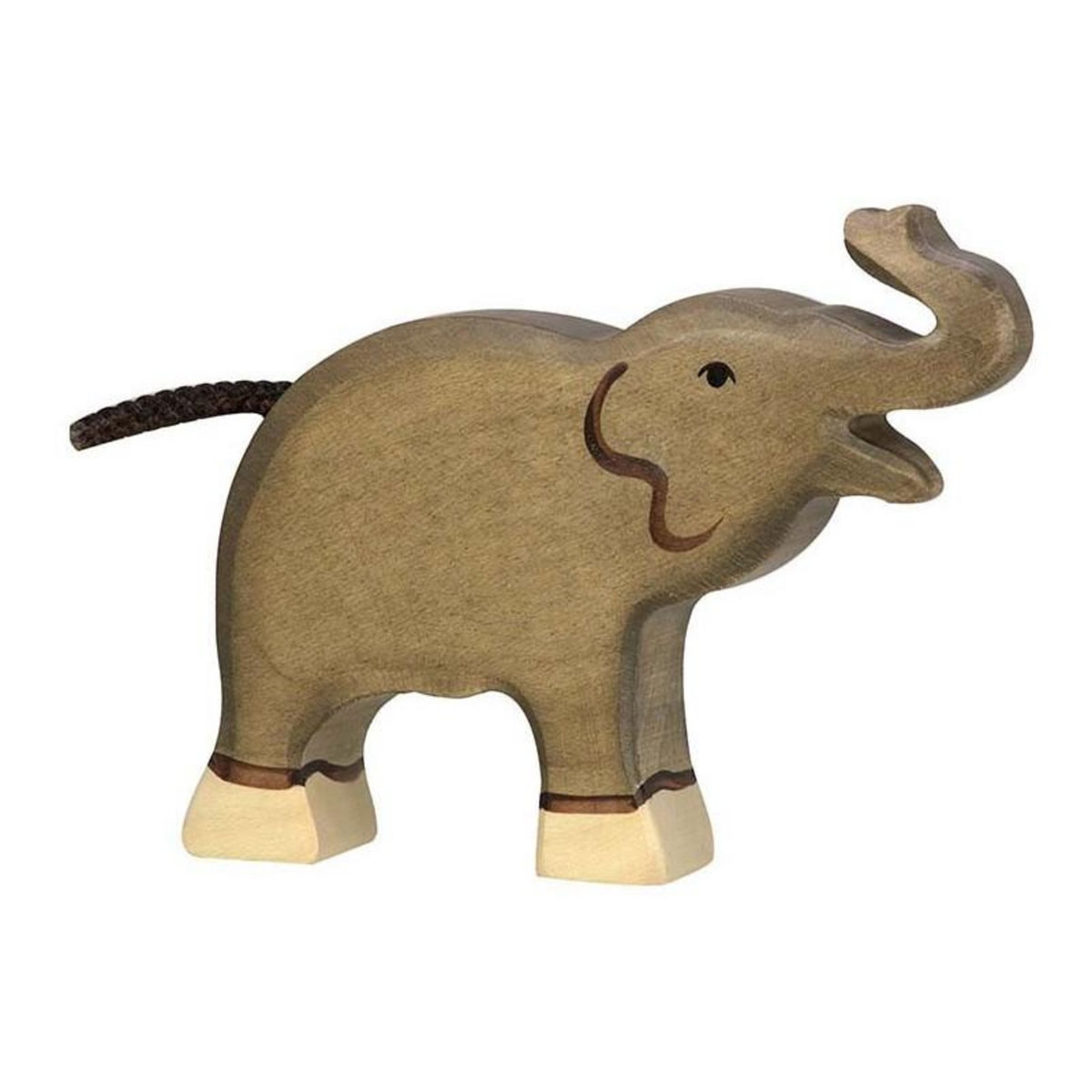 Holztiger Figurine Holztiger Eléphant petit trompe haute 1