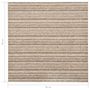 Voir la diapositive 6 : VIDAXL Dalles de tapis de sol 20 pcs 5 m^2 50x50 cm Beige raye