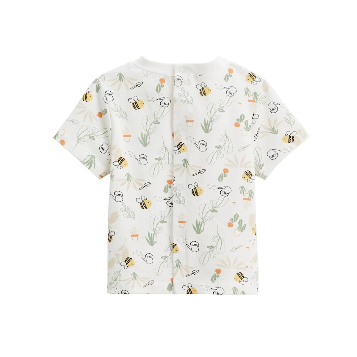 Petit Béguin Ensemble salopette bébé en gaze de coton et t-shirt Eden