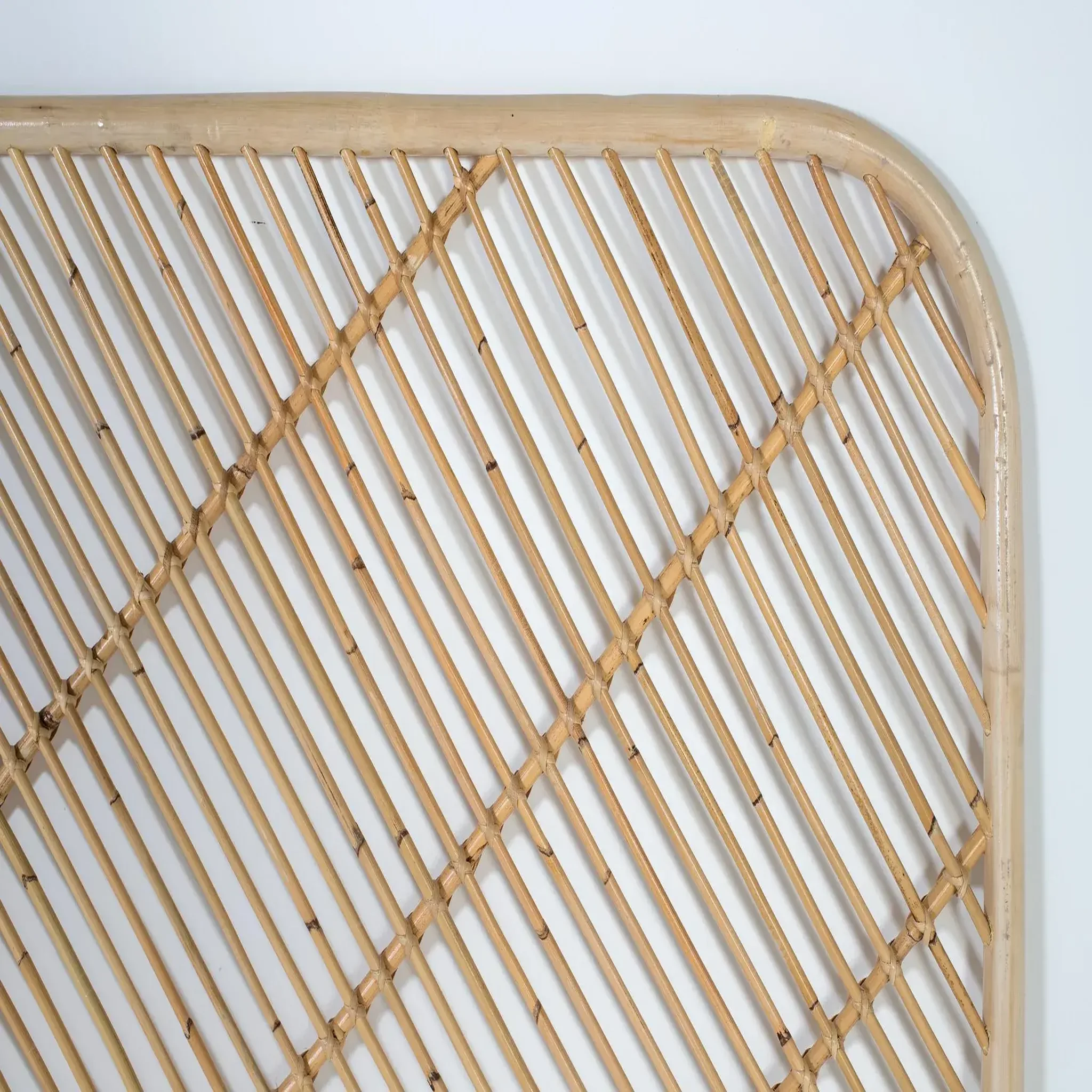Voir la diapositive 3 : GINER Y COLOMER SL Tête de lit en rotin naturel 165 cm style méditerranéen