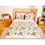 Voir la diapositive 2 : Home collection Parure housse de couette 3pcs 240x220 100% coton bci adouci 57 fils mig