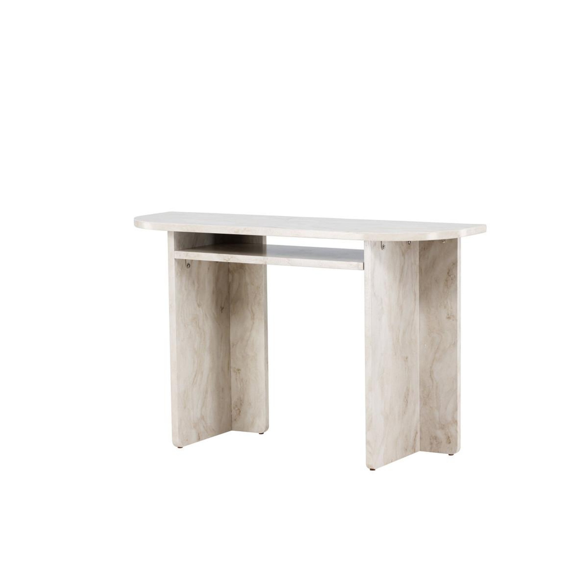 Voir la diapositive 3 : Paris Prix Console effet marbre  alesund  120cm beige