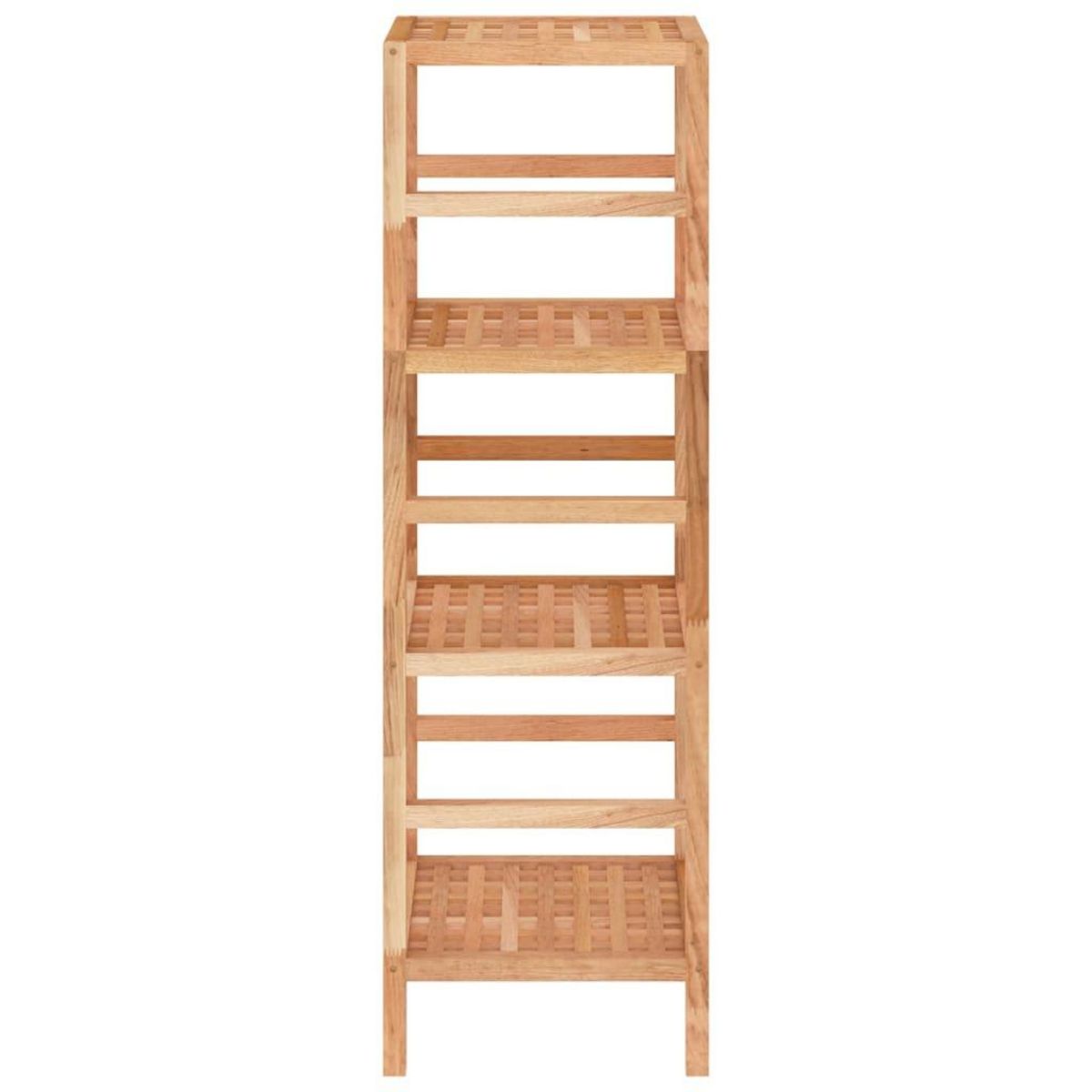 VIDAXL Etagere de salle de bain 35,5x35,5x112,5cm Bois massif de noyer