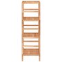 Voir la diapositive 4 : VIDAXL Etagere de salle de bain 35,5x35,5x112,5cm Bois massif de noyer