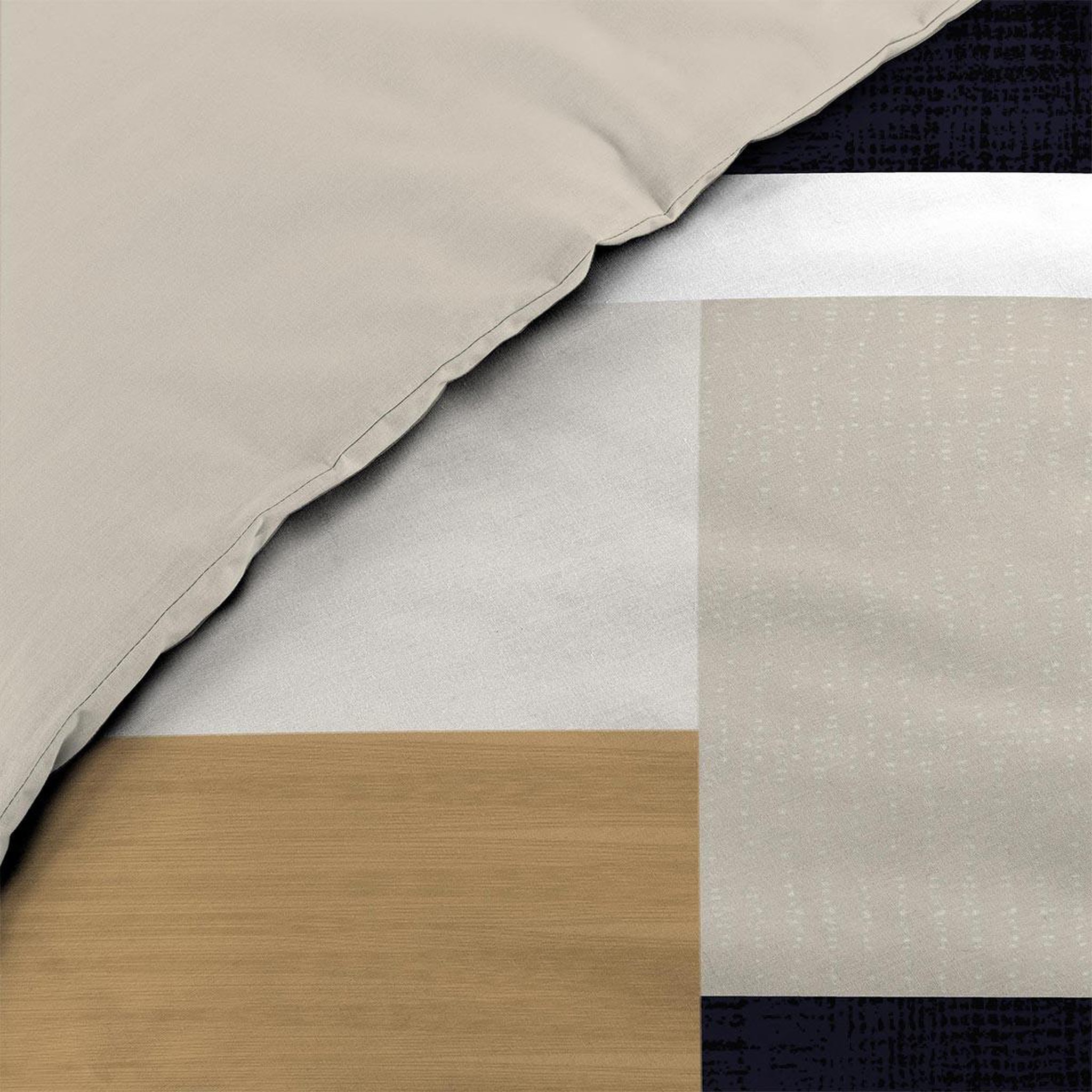 Voir la diapositive 4 : Douceur d'Intérieur Parure de lit 3 pièces  ulysse  260x240cm multicolore