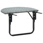 Voir la diapositive 4 : VIDAXL Table de balcon Gris 60x60x40 cm Resine tressee