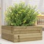 Voir la diapositive 1 : VIDAXL Jardiniere 50x50x23 cm bois de pin impregne