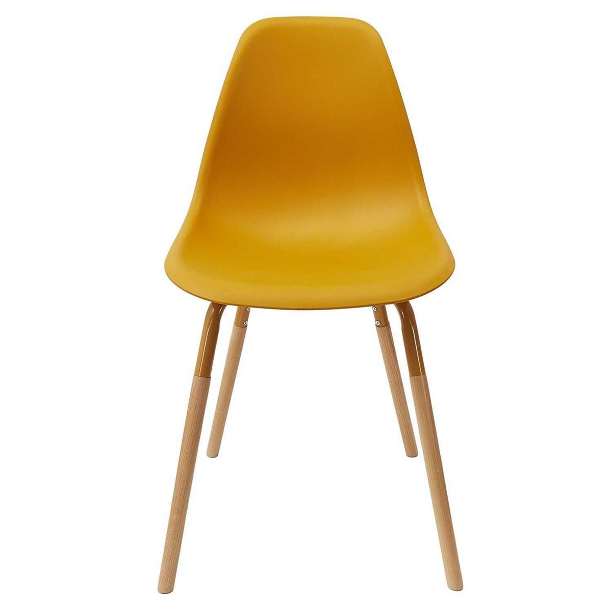 The Home Deco Factory Lot de 4 Chaises scandinave Phenix en polypropylène et métal