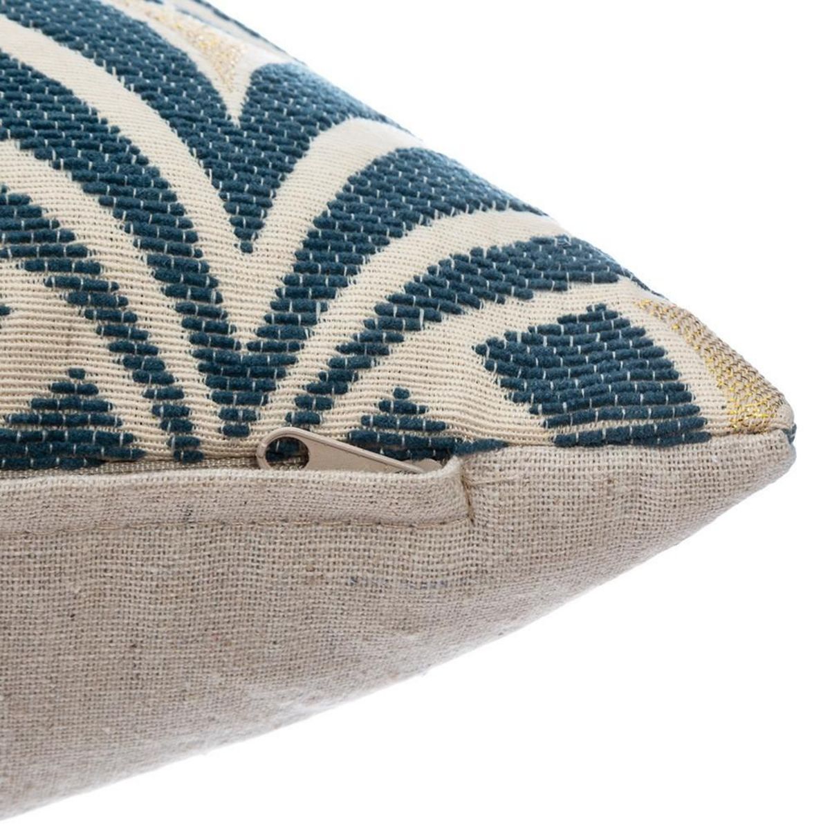 ATMOSPHERA Housse de coussin chenille Art Déco 40x40 cm