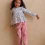 Voir la diapositive 4 : Petit Béguin Pantalon enfant en velours côtelé Céleste