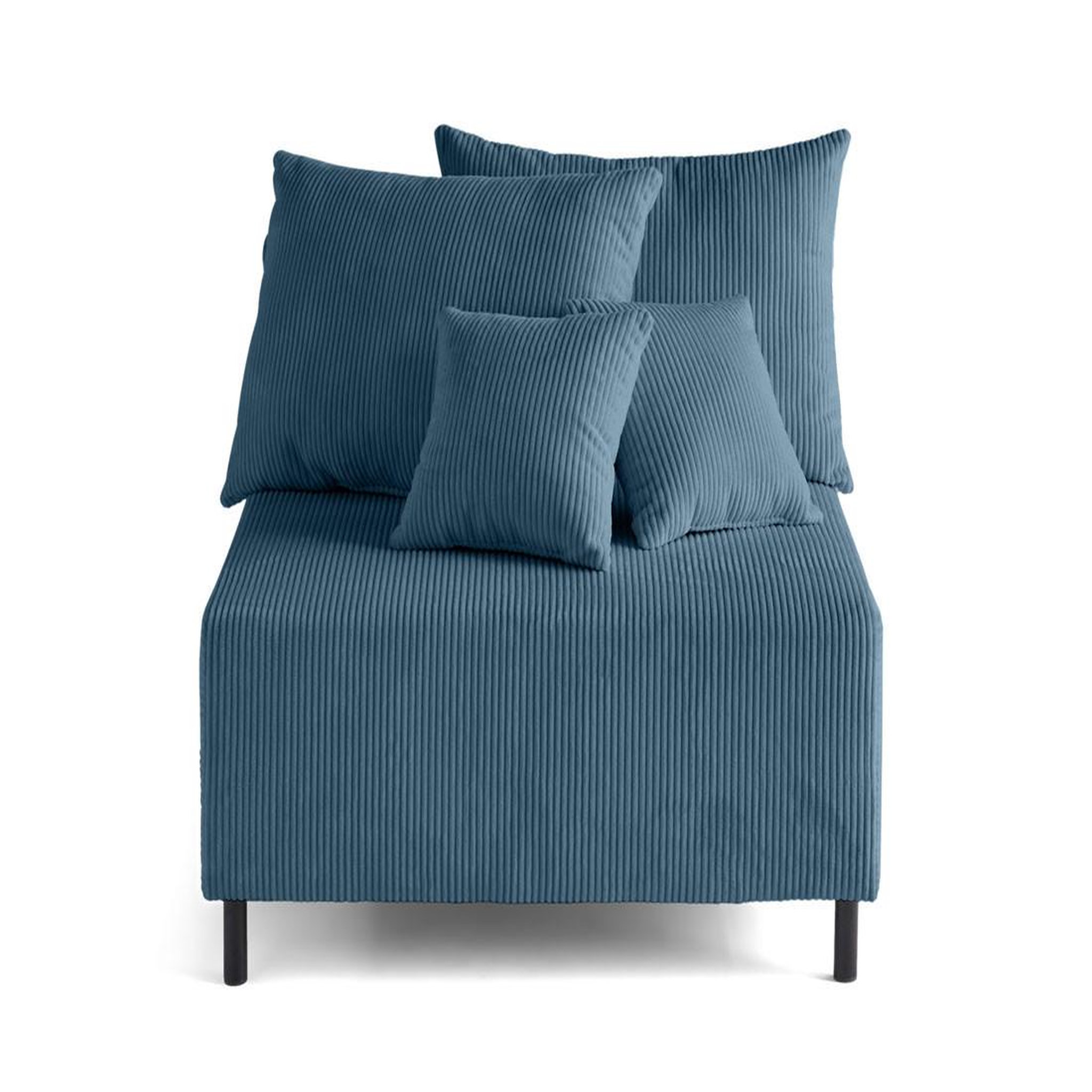 Voir la diapositive 1 : BEST MOBILIER Edinburg - module d'assise - en velours côtelé