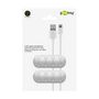 Voir la diapositive 3 : GOOBAY Serre-câble Cable Guide (4) Blanc x2