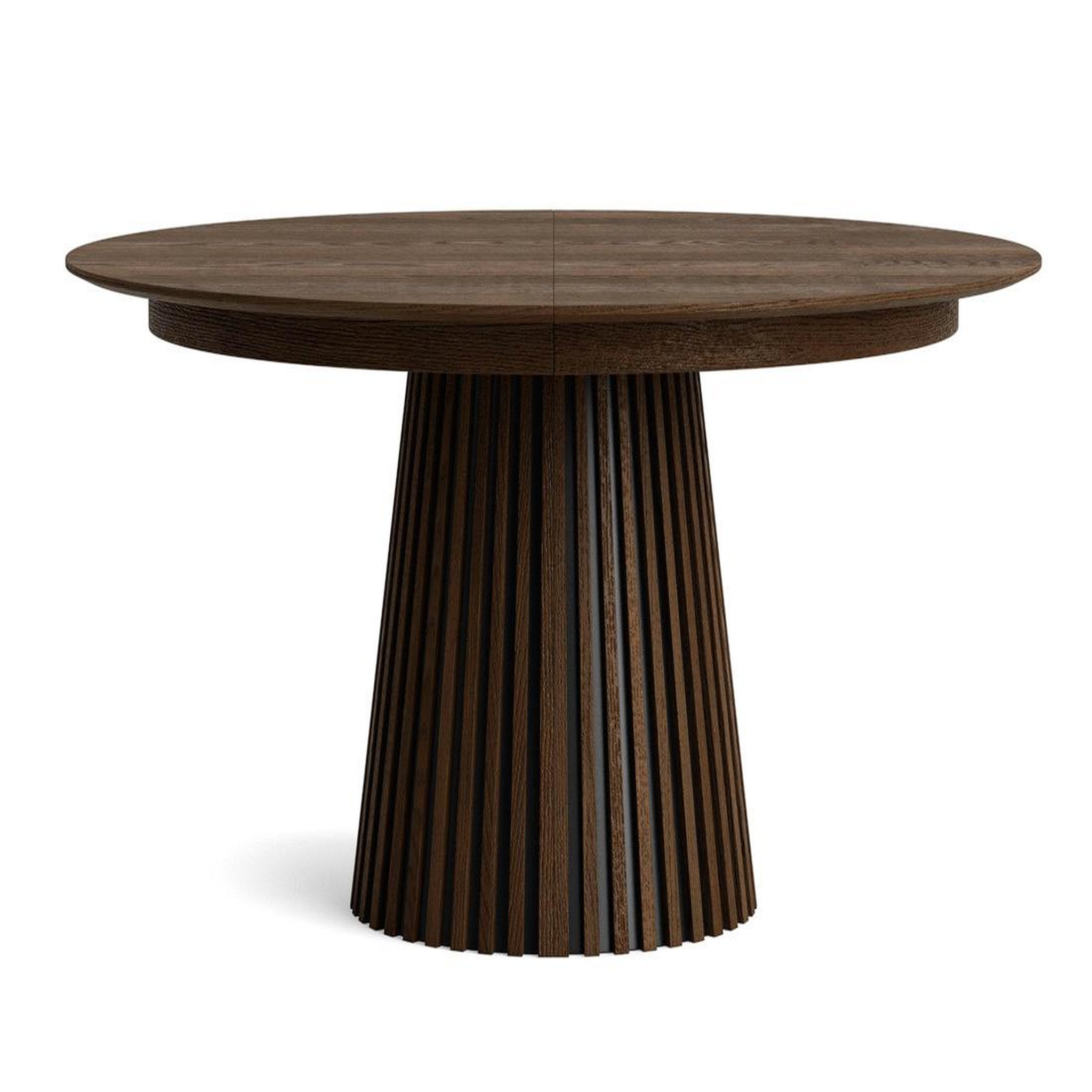 BEST MOBILIER Freya - table à manger ronde extensible - 6 à 10 personnes. Coloris disponibles : Marron