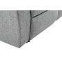 Voir la diapositive 8 : Canapé relax manuel HELENE 2 ou 3   places tissu gris clair
