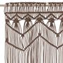 Voir la diapositive 3 : VIDAXL Rideau en macrame Taupe 140x240 cm Coton