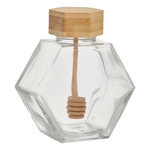 FIVE Pot à Miel en Verre  Hex  40cm Transparent