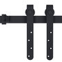 Voir la diapositive 3 : VIDAXL Kit mini de porte d'armoire coulissante Acier au carbone 152 cm