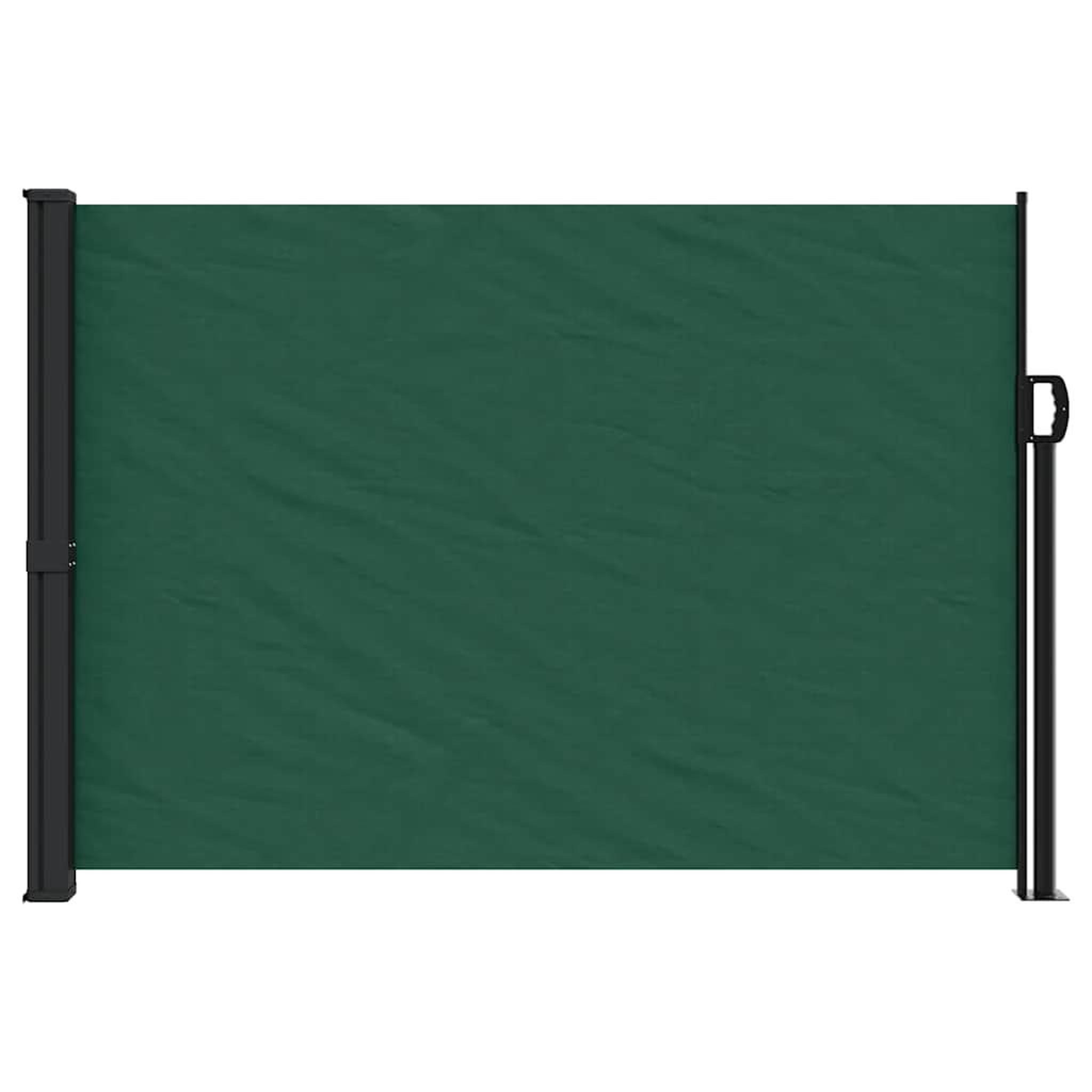 Voir la diapositive 3 : VIDAXL Auvent lateral retractable vert fonce 140x600 cm