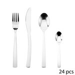SECRET DE GOURMET Ménagère de 24 pièces Olympe - Inox