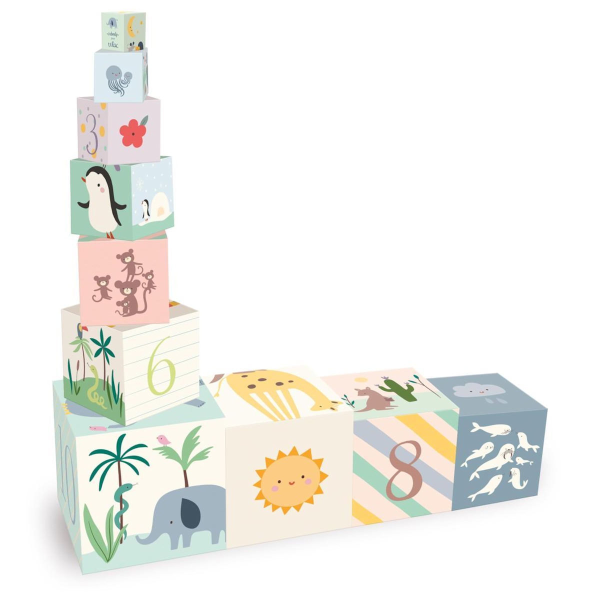 Vilac Cubes gigognes Animaux du monde
