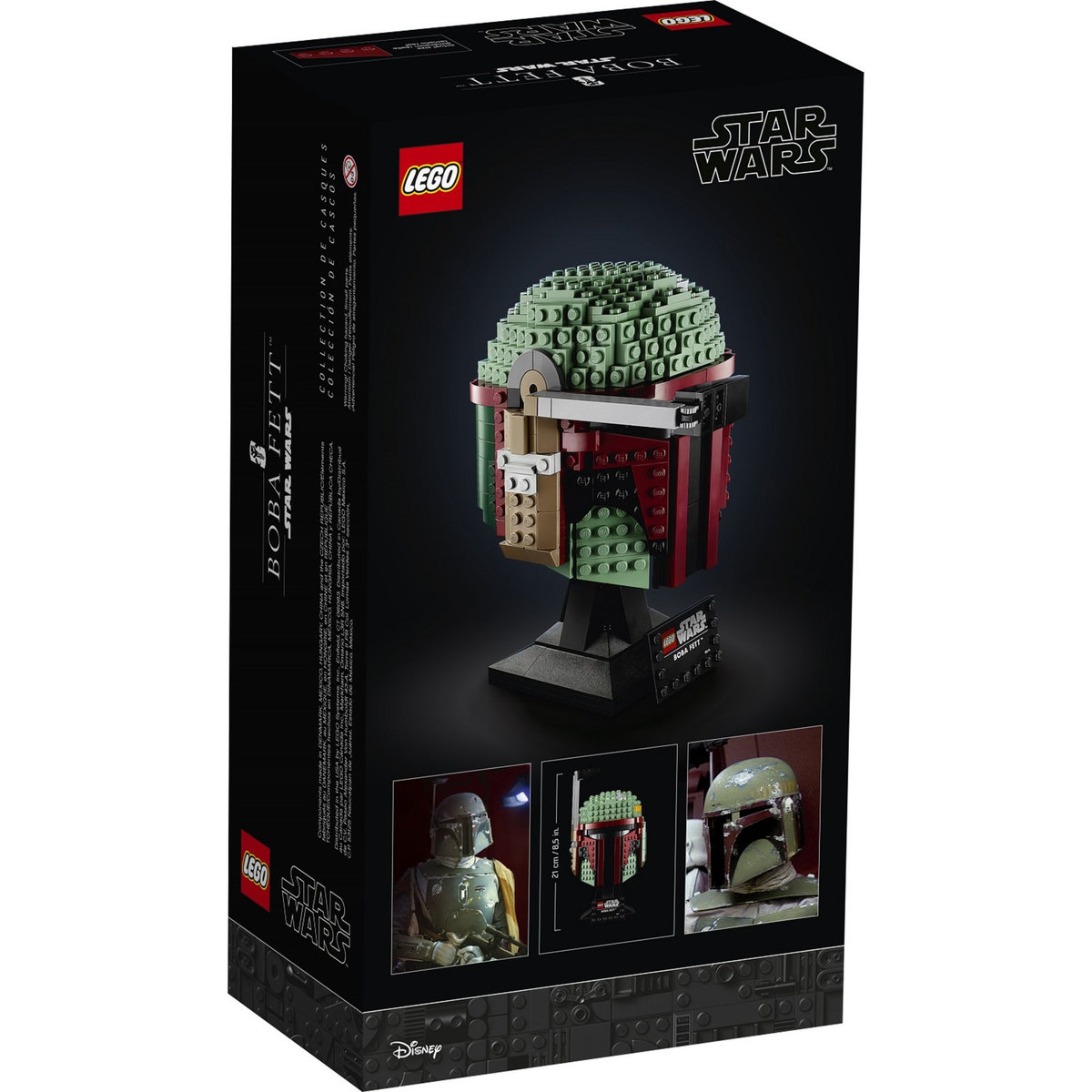 LEGO LEGO Star Wars 75277 Le Casque de Boba Fett, Maquette à Construire pour Adultes