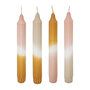 Voir la diapositive 1 : ATMOSPHERA Lot de 4 Bougies Bâton  Laya  18cm Multicolore