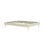Voir la diapositive 6 : Cadre de lit scandinave en tissu 140x190 OREBRO