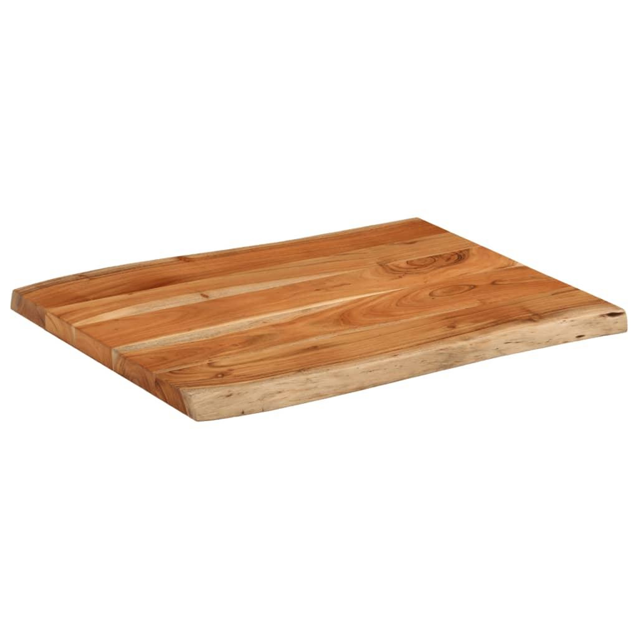 Voir la diapositive 2 : VIDAXL Dessus de table 90x60x2,5 cm rectangulaire bois massif d'acacia