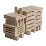 Voir la diapositive 1 : Be Toys Jeu de Création en Bois  200 Planchettes  Naturel
