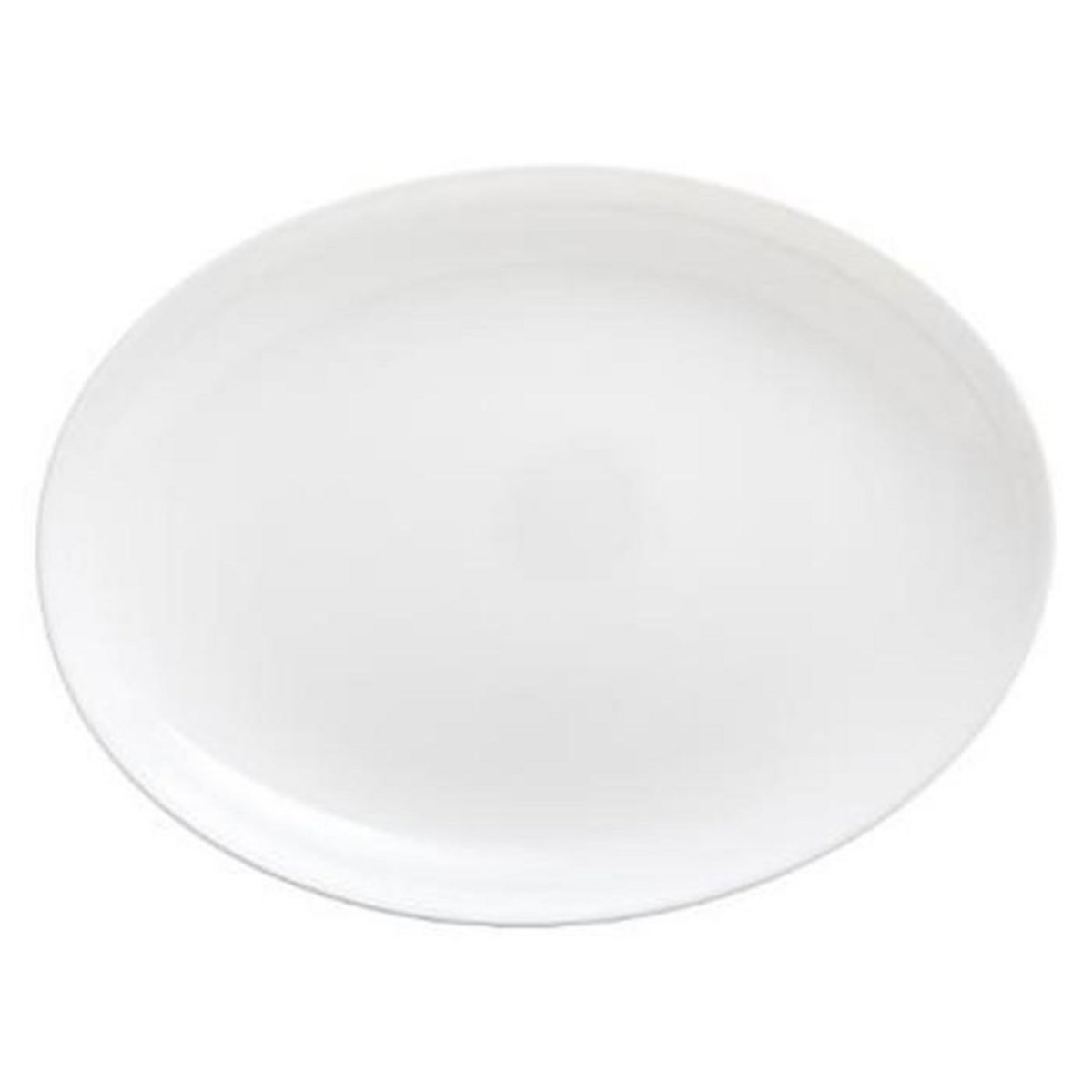 SECRET DE GOURMET Assiette de Présentation en Verre  Jeanne  33cm Blanc