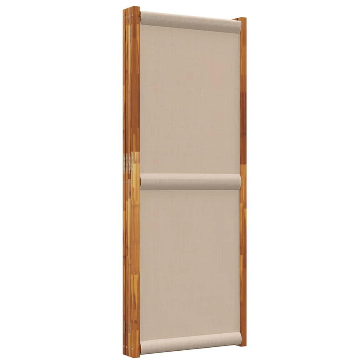 VIDAXL Cloison de separation 4 panneaux taupe 280x180 cm
