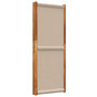 Voir la diapositive 5 : VIDAXL Cloison de separation 4 panneaux taupe 280x180 cm