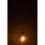 Voir la diapositive 3 : Paris Prix Lampe Suspension en Verre  Boule Pois  40cm Gris