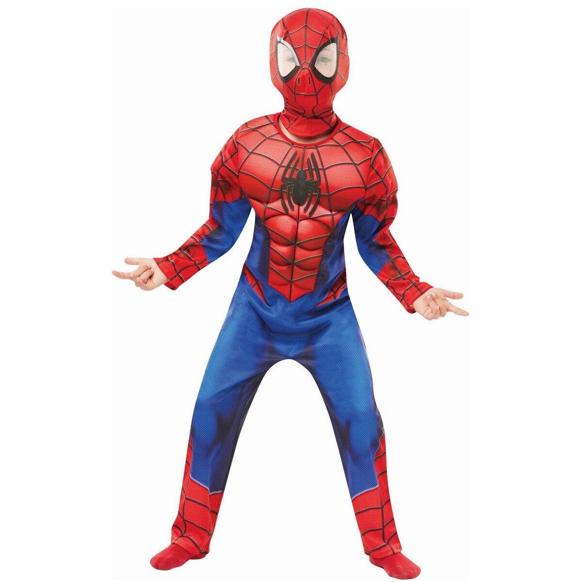Rubie's Déguisement luxe Spider-Man - Garçon - 7/8 ans (122 à 128 cm)