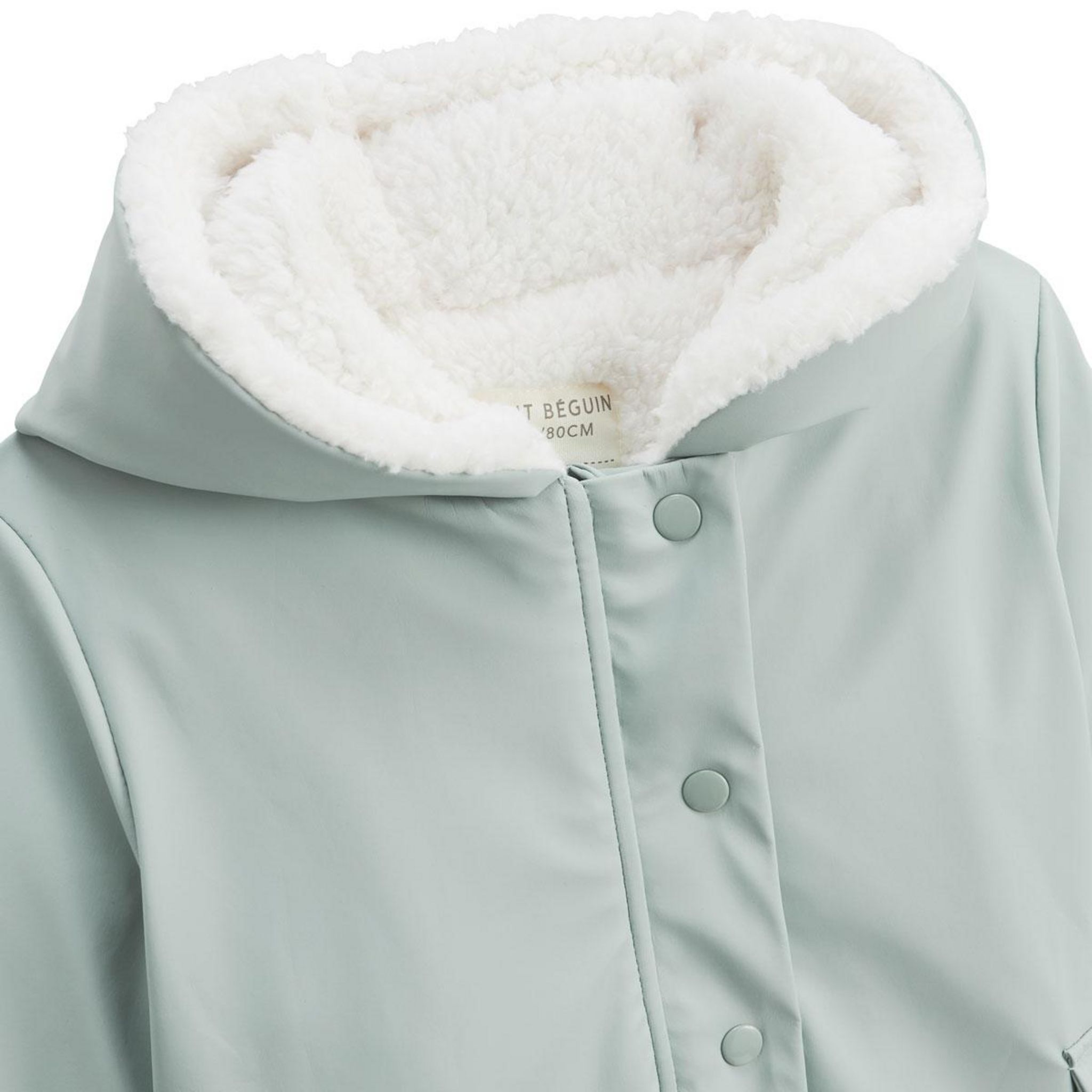 Petit Béguin Manteau enfant imperméable doublé sherpa Holamuchacha