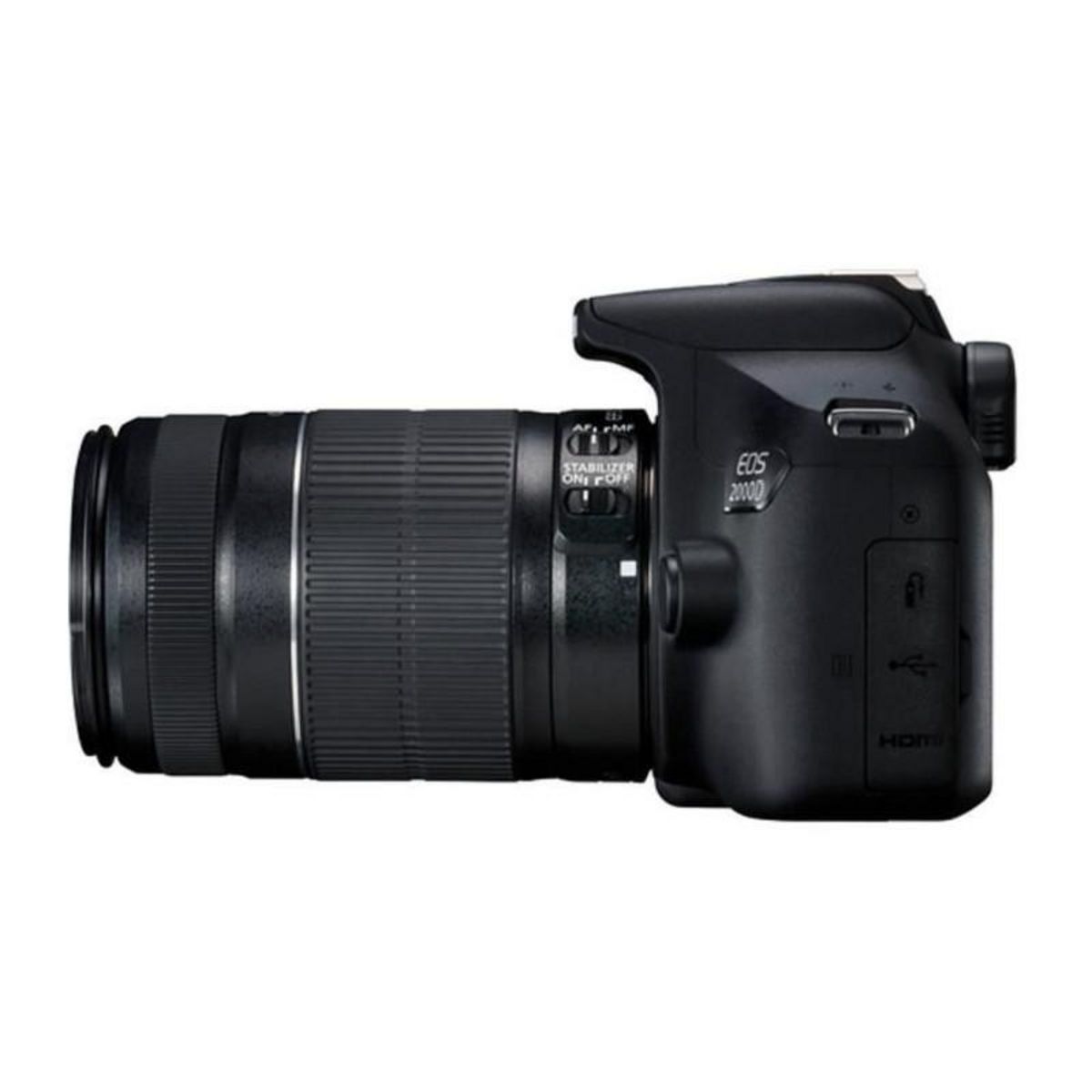 Canon CANON EOS 2000D 24,1 megapixels - Wi-Fi - NFC + Objectif EF-S 18-55 IS II