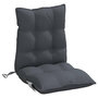 Voir la diapositive 5 : VIDAXL Coussins de chaise a dossier bas lot de 4 anthracite