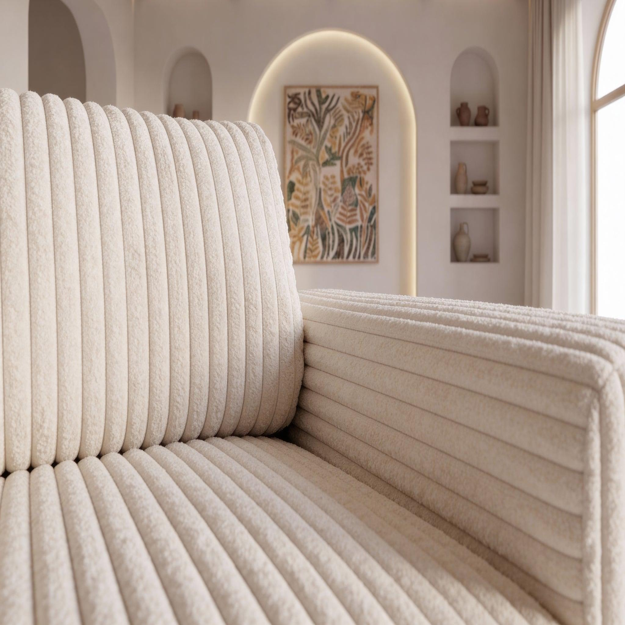 Voir la diapositive 4 : CASANOVA PARIS Caisa - fauteuil en velours côtelé