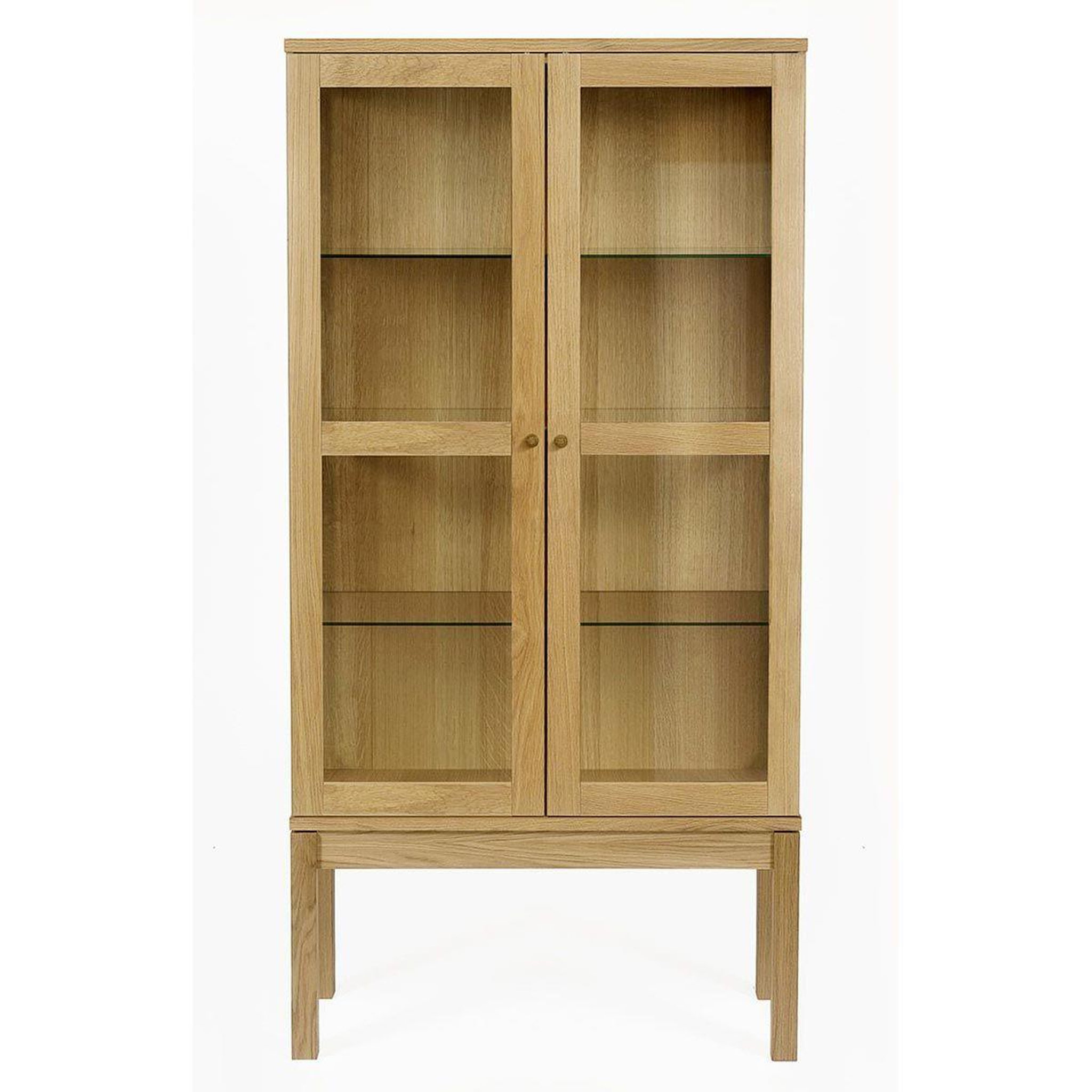 Paris Prix Vitrine 2 portes  abbeywood  170cm naturel